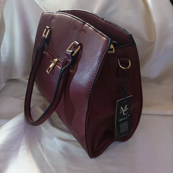 Γυναικεια τσαντα shopper bag μπορντο πειρασμος ,μια τσαντα σε μπορντο χρωμα που θα σας εξυπειρετει στην καθυμερινοτητα σας